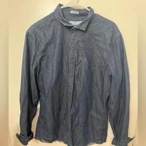 Calvin Klein Jean dress shirt size large